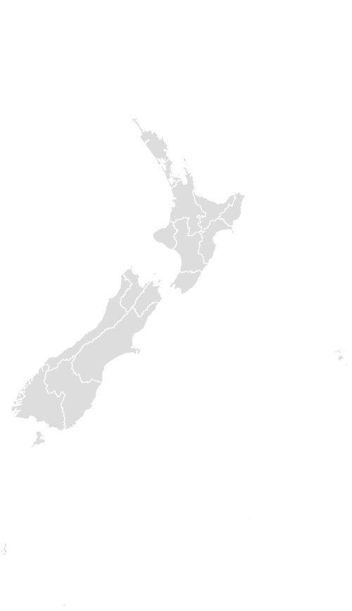 Color Blank Map of NEW_ZEALAND with Statistics