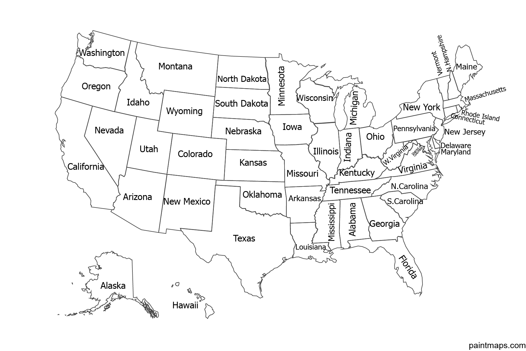 Su Lionel Green Street Reservorio Mapa De Estados Unidos Blanco Y Negro