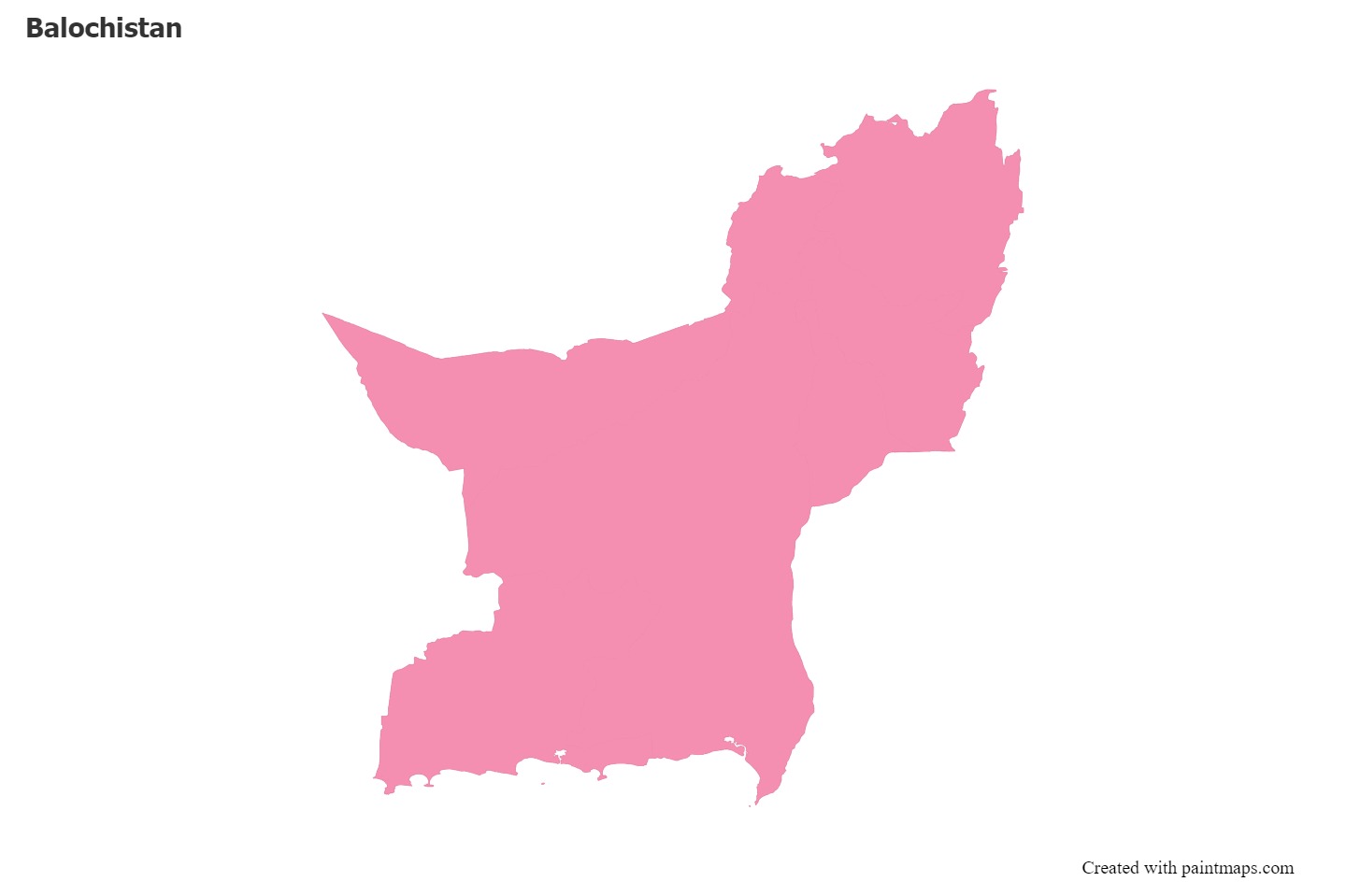 Sample Maps for Balochistan
