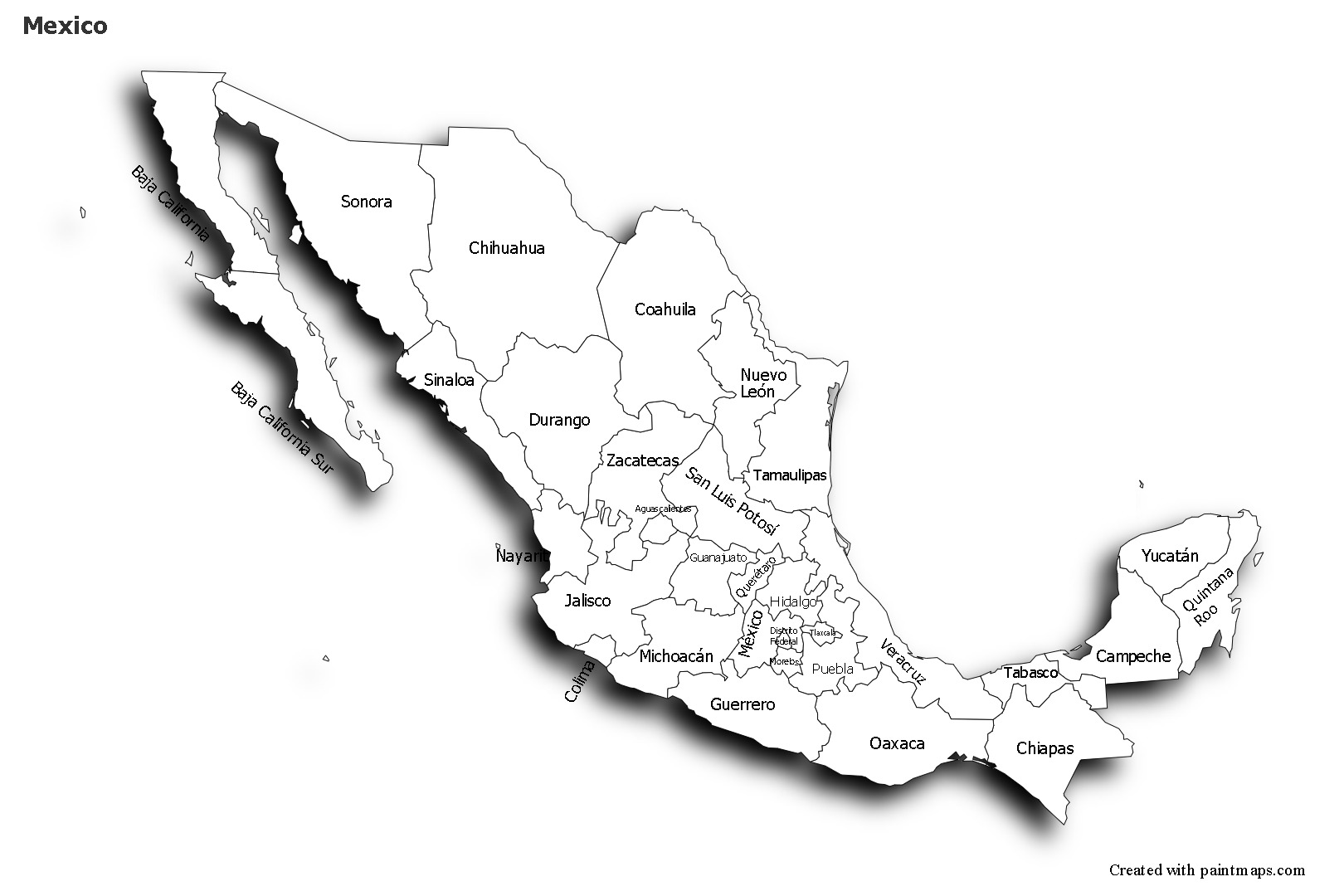 Mapas de muestra para México