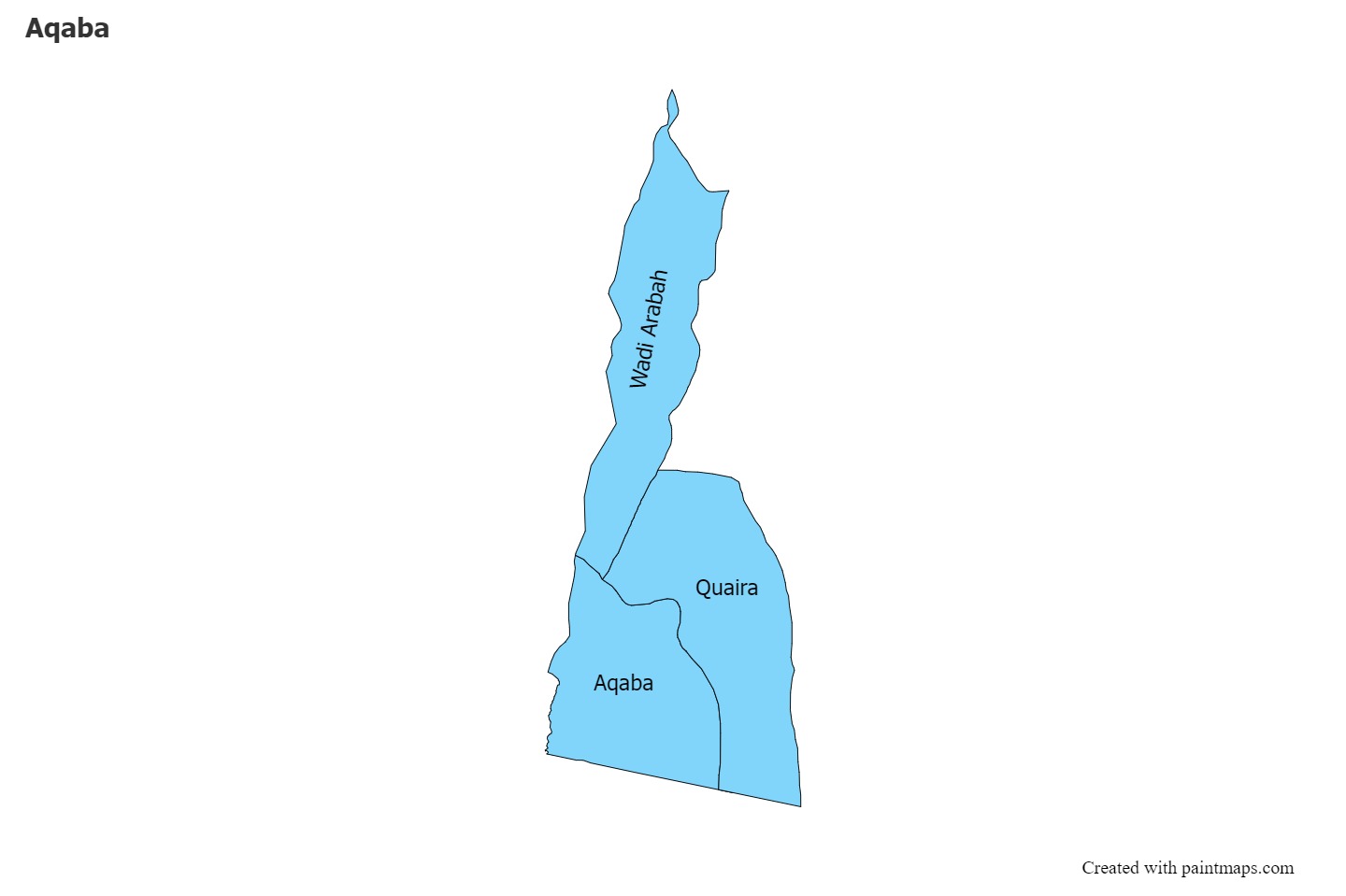 Mapas de muestra para Aqaba