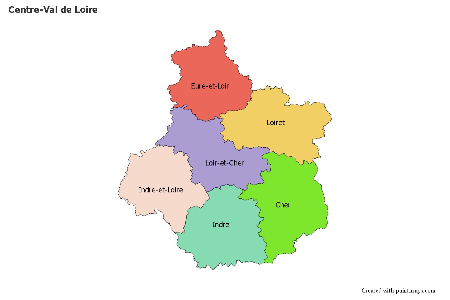 Sample Maps for Centre-Val de Loire