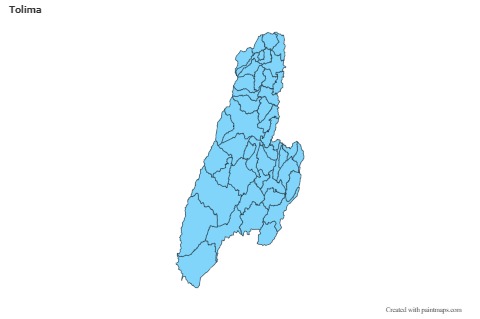 Mapas de muestra para Tolima (azul)
