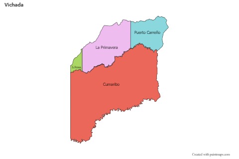 Sample Maps for Vichada (colored)