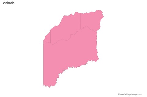 Sample Maps for Vichada (pink,outline)