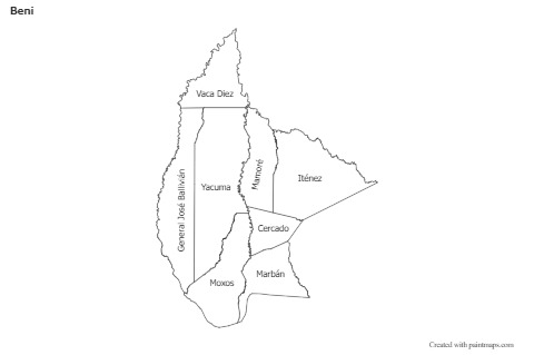 Sample Maps for Beni (black-white)