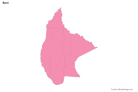 Sample Maps for Beni (pink,outline)