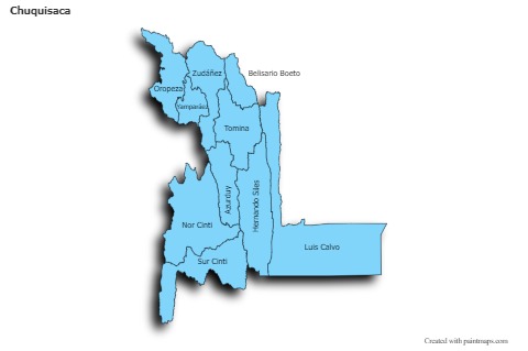 Sample Maps for Chuquisaca (blue,shadowy)