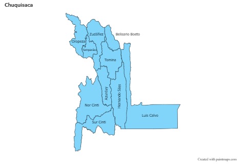Sample Maps for Chuquisaca (blue)