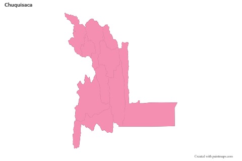 Sample Maps for Chuquisaca (pink,outline)