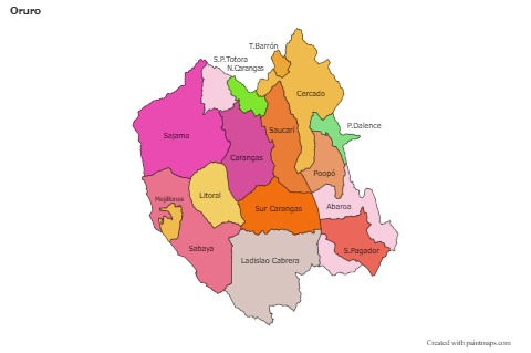 Sample Maps for Oruro (colored)