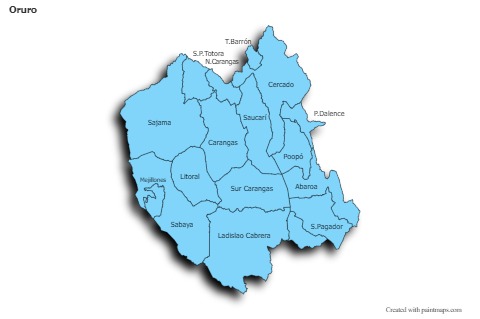 Sample Maps for Oruro (blue,shadowy)