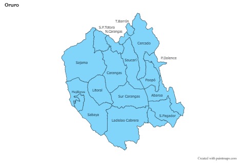 Sample Maps for Oruro (blue)