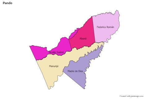 Sample Maps for Pando (colored)