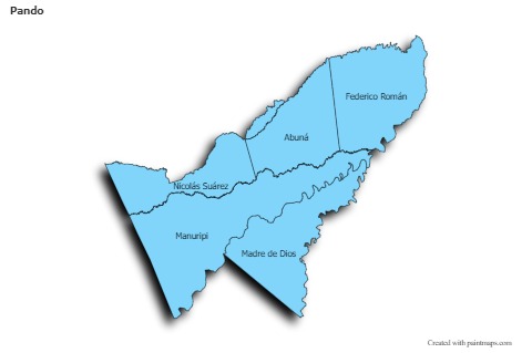 Sample Maps for Pando (blue,shadowy)
