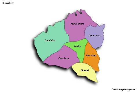 Contoh Peta untuk Kunduz (berwarna,bayangan)