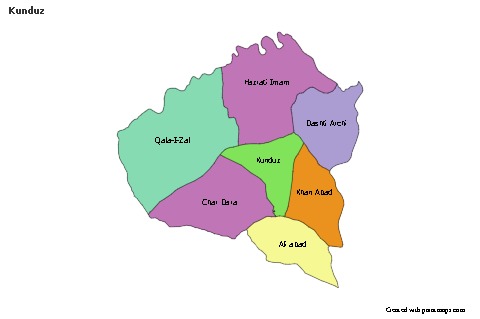 Contoh Peta untuk Kunduz (berwarna)
