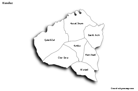 Contoh Peta untuk Kunduz (hitam-putih,bayangan)