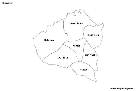 Contoh Peta untuk Kunduz (hitam-putih)