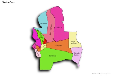 Sample Maps for Santa Cruz (colored,shadowy)