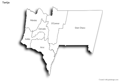 Sample Maps for Tarija (black-white,shadowy)