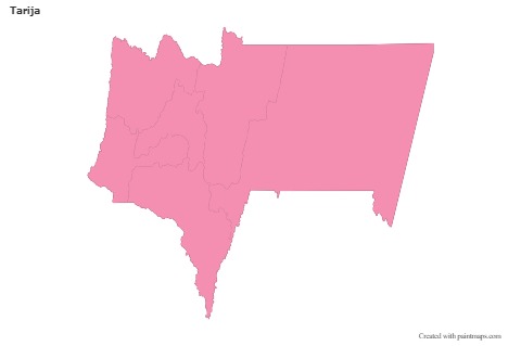 Sample Maps for Tarija (pink,outline)