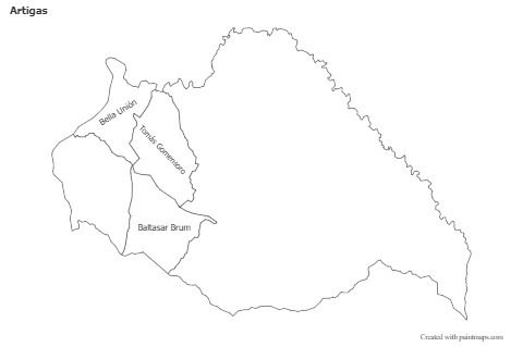 Sample Maps for Artigas (black-white)