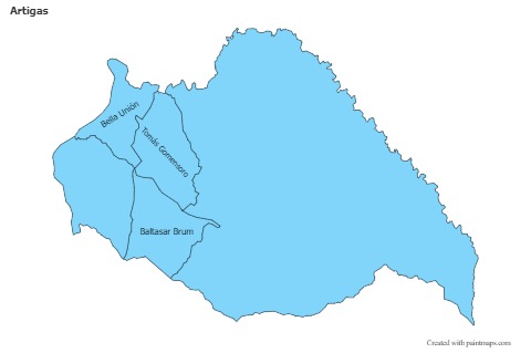 Sample Maps for Artigas (blue)