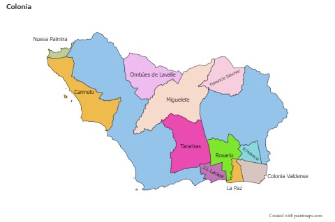 Sample Maps for Colonia (colored)