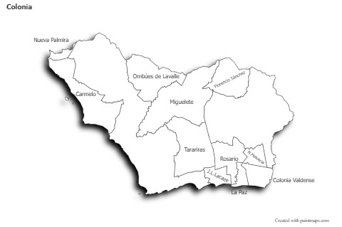 Sample Maps for Colonia (black-white,shadowy)