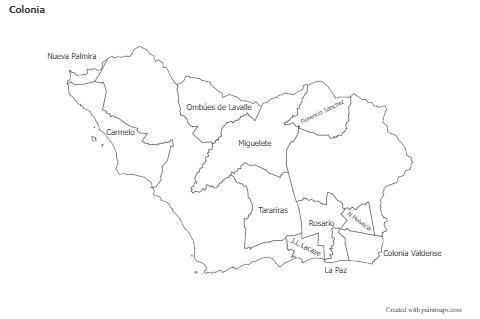 Sample Maps for Colonia (black-white)