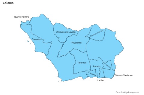 Sample Maps for Colonia (blue)