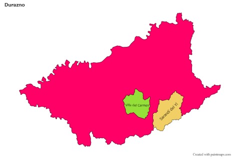 Sample Maps for Durazno (colored)