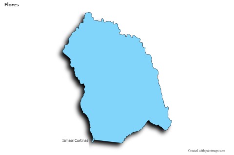 Sample Maps for Flores (blue,shadowy)