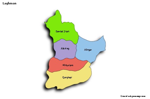 Contoh Peta untuk Laghman (berwarna,bayangan)