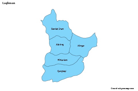 Contoh Peta untuk Laghman (biru)