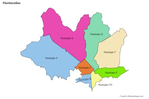 Sample Maps for Montevideo (colored)