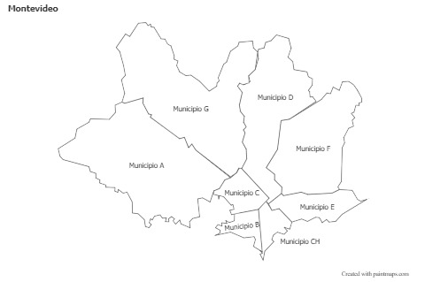 Sample Maps for Montevideo (black-white)