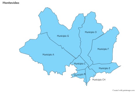 Sample Maps for Montevideo (blue)