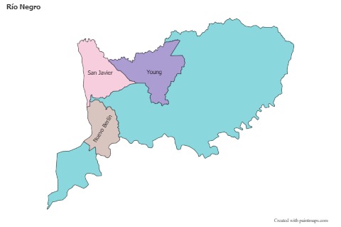 Sample Maps for Río Negro (colored)