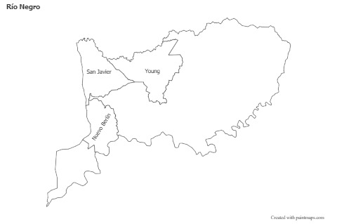 Sample Maps for Río Negro (black-white)
