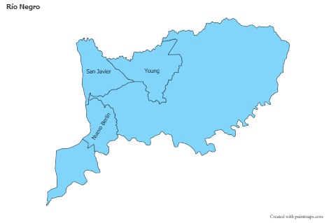 Sample Maps for Río Negro (blue)