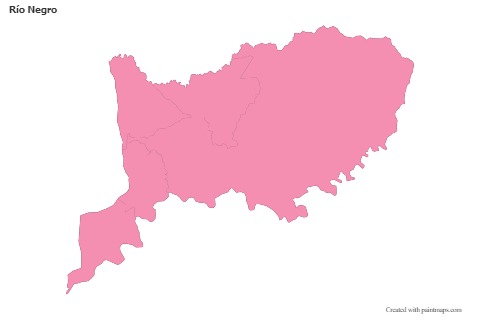 Sample Maps for Río Negro (pink,outline)