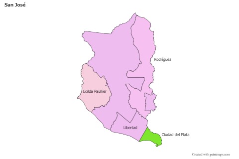 Sample Maps for San José (colored)