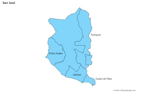 Sample Maps for San José (blue)