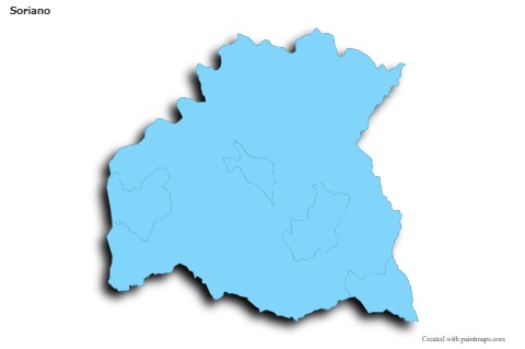 Sample Maps for Soriano (blue,outline,shadowy)