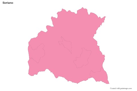 Sample Maps for Soriano (pink,outline)
