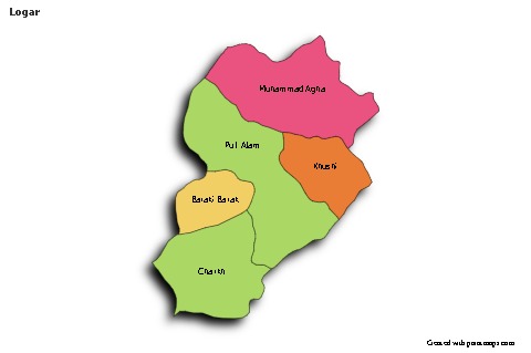 Sample Maps for Logar (colored,shadowy)