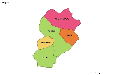Sample Maps for Logar (colored)