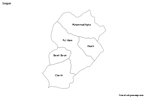 Sample Maps for Logar (black-white)